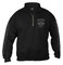 Harley-Davidson Men's Road Pilot 1/4 Zip Cadet Pullover Sweatshirt, Black - Wisconsin Harley-Davidson