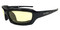 Harley-Davidson Men's Gym Time Performance Glasses, Yellow Polycarbonate Lens - Wisconsin Harley-Davidson