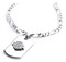 Harley-Davidson Women's 22in Crystal Bar & Shield Large Dog Tag Pendant Necklace - Wisconsin Harley-Davidson
