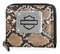 Harley-Davidson Free Shipping - Harley-Davidson Women's Python Print B&S Logo RFID Zip Around Wallet, Brown - Free Shipping on many products plus Orders Over $99