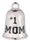 Harley-Davidson #1 Mom Bar & Shield Logo Ride Bell, Silver Finish - Wisconsin Harley-Davidson