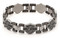 Harley-Davidson Men's 9 inch Two-Tone Bar & Shield Logo Stainless Steel Bracelet - Wisconsin Harley-Davidson