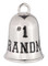 Harley-Davidson #1 Grandma Bar & Shield Logo Ride Bell, Silver Finish - Wisconsin Harley-Davidson