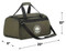 Harley-Davidson Willie G Skull Graphic Rugged Duffel Bag, Army Green - Largest Selection of Harley-Davidson Products