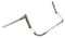 Factory 47 Assault 10 inch Chrome Meathook Handlebar, Street Glide/Electra Glide - Wisconsin Harley-Davidson