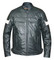 Derringer Men's Havoc Striped Premium Leather Motorcycle Jacket, Black - Wisconsin Harley-Davidson