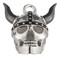 Harley-Davidson Two-Tone Viking Helmet Skull Ride Bell, Brass Silver Finish - Wisconsin Harley-Davidson