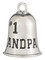 Harley-Davidson Free Shipping - Harley-Davidson #1 Grandpa Bar & Shield Logo Ride Bell, Silver Plated Finish - Free Shipping on many products plus Orders Over $99