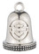 Harley-Davidson Bar & Shield Studded Boarder Ride Bell, Silver Plated Finish - Wisconsin Harley-Davidson