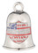 Harley-Davidson American Flag Print Bar & Shield Logo Ride Bell, Silver Finish - Wisconsin Harley-Davidson