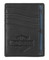 Harley-Davidson Men's B&S Card Release Leather Front Pocket Wallet, Black - Wisconsin Harley-Davidson