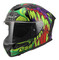LS2 Helmets Rapid III Lycant Full Face Motorcycle Helmet, Black/Green/Purple - Wisconsin Harley-Davidson