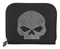 Harley-Davidson Women's Bling Willie G Skull RFID Zip Around Wallet, Black - Wisconsin Harley-Davidson