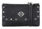 Harley-Davidson Women's Embossed Snake Skin B&S Crossbody Purse, Black - Wisconsin Harley-Davidson