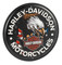 Harley-Davidson Embossed Patriotic Eagle Bar & Shield Logo Metal Sign, Black - No Hassle Returns at Wisconsin Harley