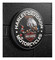 Harley-Davidson Embossed Patriotic Eagle Bar & Shield Logo Metal Sign, Black - Largest Selection of Harley-Davidson Products