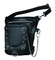 UNIK Women's Studded Superior Cowhide Leather Adjustable Strap Thigh Bag, Black - Wisconsin Harley-Davidson