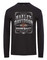 Harley-Davidson Men's Western Wanted Long Sleeve Cotton Shirt, Solid Black - Wisconsin Harley-Davidson