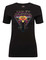 Harley-Davidson Women's Vice Short Sleeve Crew-Neck Cotton Tee, Solid Black - Wisconsin Harley-Davidson
