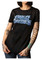 Harley-Davidson Women's Old School Crew-Neck Short Sleeve Tee, Black Acid Wash - Wisconsin Harley-Davidson