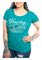 Harley-Davidson Women's Streaks Rhinestone Round Neck Short Sleeve Tee, Jade - Wisconsin Harley-Davidson