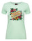Harley-Davidson Women's Tropics Flowers Crew-Neck Short Sleeve Tee, Mint Green - Wisconsin Harley-Davidson