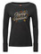 Harley-Davidson Women's Amber Long Sleeve Scoop Neck Tee w/ Thumbholes, Black - Wisconsin Harley-Davidson