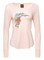 Harley-Davidson Women's Hardy Long Sleeve V-Neck Shirt w/ Thumbholes, Blush - Wisconsin Harley-Davidson