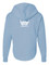 Harley-Davidson Free Shipping - Harley-Davidson Women's Rebel Curved Bottom Hem Zip-Up Hoodie, Misty Blue - Free Shipping on many products plus Orders Over $99