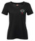 Harley-Davidson Women's Thicket Foil V-Neck Short Sleeve Raw-Edge Tee, Black - Wisconsin Harley-Davidson