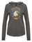 Harley-Davidson Women's Brightness Raw-Edge Curved Hem Pullover Hoodie, Gray - Wisconsin Harley-Davidson