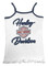 Harley-Davidson Girls' B&S Lettuce Edge Spaghetti Strap Tank Top, White - Wisconsin Harley-Davidson