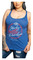 Harley-Davidson Women's Painterly Sleeveless Fullback Tank Top, Royal Blue - Wisconsin Harley-Davidson