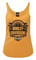 Harley-Davidson Women's Empire Sleeveless Fullback Curved Hem Tank Top, Gold - Wisconsin Harley-Davidson