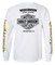Harley-Davidson Free Shipping - Harley-Davidson Men's Statement Freedom Long Sleeve Cotton Shirt, White - Free Shipping on many products plus Orders Over $99
