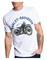 Harley-Davidson Men's Illustrated Short Sleeve Cotton Crew-Neck T-Shirt, White - Wisconsin Harley-Davidson