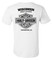 Harley-Davidson Men's Angled Drift Short Sleeve Chest Pocket Tee, White - No Hassle Returns at Wisconsin Harley