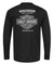 Harley-Davidson Free Shipping - Harley-Davidson Men's Sideswipe Cotton-Blend Long Sleeve Shirt, Solid Black - Free Shipping on many products plus Orders Over $99