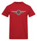 Harley-Davidson Men's Emblem Short Sleeve Crew-Neck Cotton T-Shirt, Red - Wisconsin Harley-Davidson