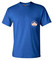 Harley-Davidson Men's Fare H-D Short Sleeve Chest Pocket Tee, Royal Blue - Wisconsin Harley-Davidson