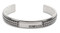 Harley-Davidson Men's 9 in. Tire Tread Stainless Steel Cuff Bracelet, Silver - Wisconsin Harley-Davidson