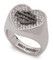 Harley-Davidson Free Shipping - Harley-Davidson Women's Pave Heart Bar & Shield Ring, Brass Silver Plated - Free Shipping on many products plus Orders Over $99