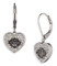 Harley-Davidson Free Shipping - Harley-Davidson Women's Pave Crystal Bar & Shield Heart Drop Earrings, Silver - Free Shipping on many products plus Orders Over $99