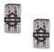 Harley-Davidson Free Shipping - Harley-Davidson Women's Pave Crystal Bar & Shield Huggie Hoop Earrings, Silver - Free Shipping on many products plus Orders Over $99