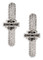 Harley-Davidson Free Shipping - Harley-Davidson Women's Pave Crystal Bar & Shield Oval Hoop Earrings, Silver - Free Shipping on many products plus Orders Over $99