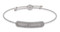 Harley-Davidson Women's Oval H-D Script Crystal Bangle Bracelet, Silver - Wisconsin Harley-Davidson