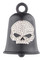 Harley-Davidson Pave Crystal Willie G Skull Logo Motorcycle Ride Bell, Black - Wisconsin Harley-Davidson