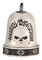 Harley-Davidson Willie G Skull Logo Script Motorcycle Ride Bell, Silver Finish - Wisconsin Harley-Davidson