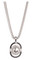 Harley-Davidson Men's Willie G Skull Oval Cable Stainless Steel Pendant Necklace - Wisconsin Harley-Davidson