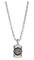 Harley-Davidson Men's Bar & Shield Leather Shield Pendant Necklace, Silver - Wisconsin Harley-Davidson
